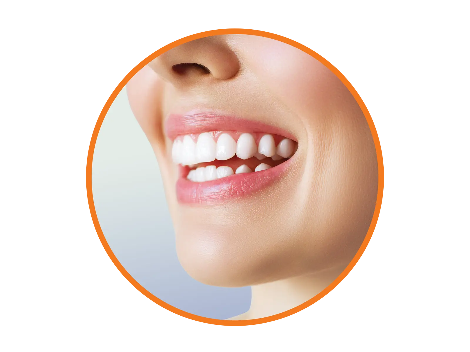 Smiling patient representing natural teeth