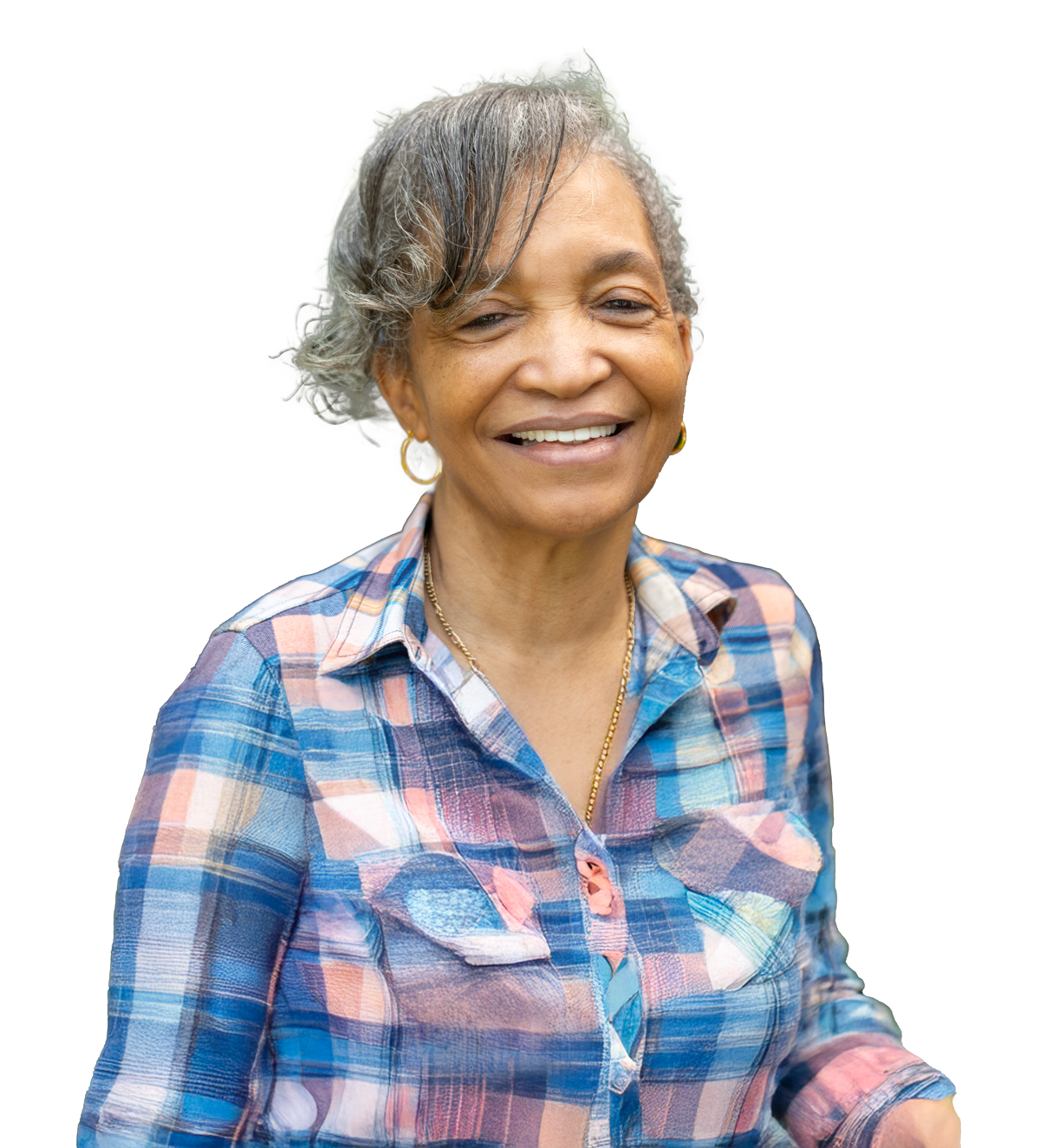 Brenda smiling