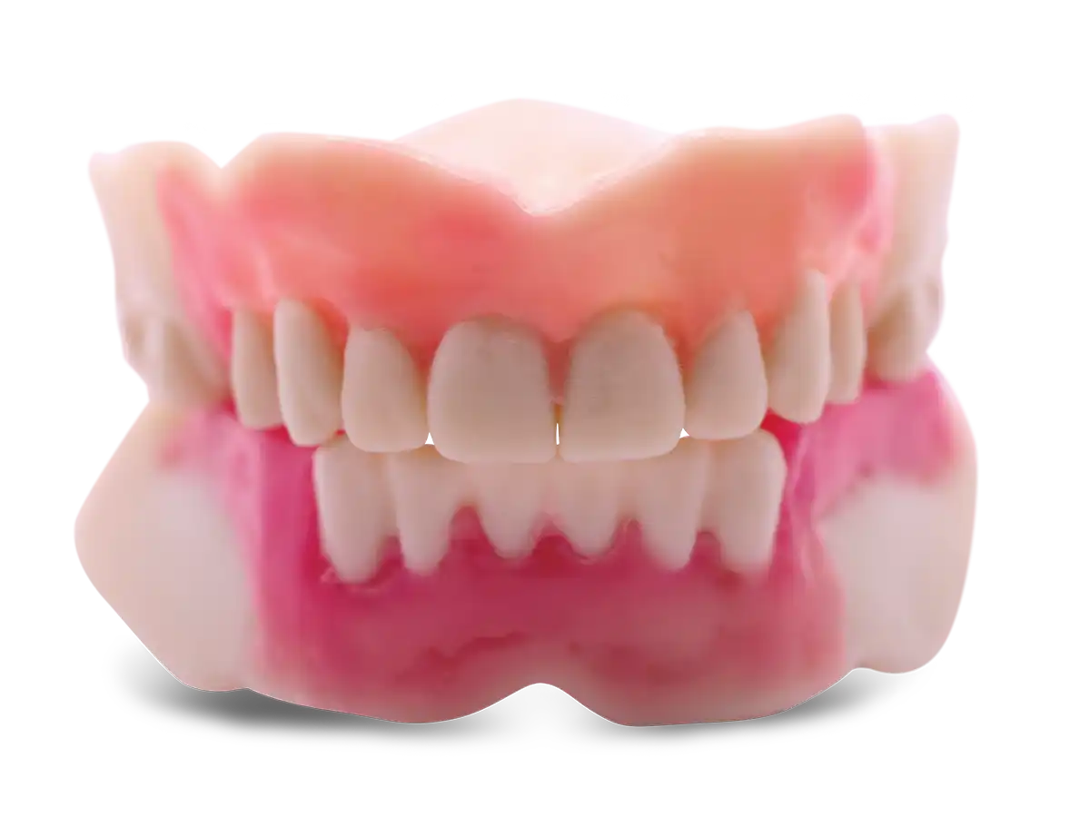 AvaDent Wagner Try-In with teeth set in wax